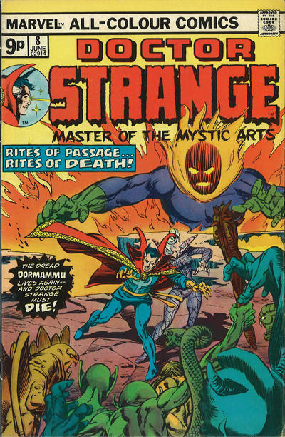 Cover for Doctor Strange (Marvel, 1974 series) #8 [British]