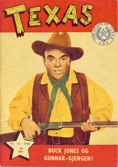 Cover for Texas (Serieforlaget / Se-Bladene / Stabenfeldt, 1953 series) #13/1958