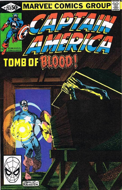 Cover for Captain America (Marvel, 1968 series) #253 [Direct]