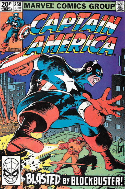 Cover for Captain America (Marvel, 1968 series) #258 [British]