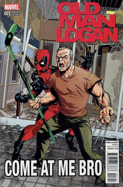 Cover for Old Man Logan (Marvel, 2016 series) #1 [Incentive Mike McKone Deadpool Variant]