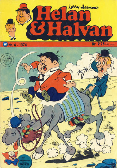 Cover for Helan og Halvan (Illustrerte Klassikere / Williams Forlag, 1963 series) #4/1974