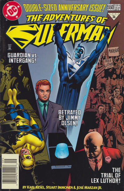 Cover for Adventures of Superman (DC, 1987 series) #550 [Newsstand]