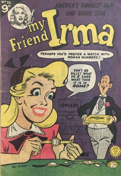Cover for My Friend Irma (Horwitz, 1950 ? series) #20