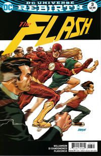 Cover for The Flash (DC, 2016 series) #3 [Dave Johnson Cover]