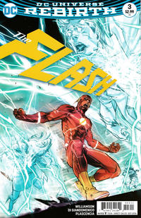 Cover for The Flash (DC, 2016 series) #3 [Carmine Di Giandomenico Cover]