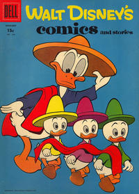 Cover Thumbnail for Walt Disney's Comics and Stories (Dell, 1940 series) #v18#4 (208) [15¢]