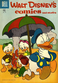 Cover Thumbnail for Walt Disney's Comics and Stories (Dell, 1940 series) #v17#9 (201) [15¢]