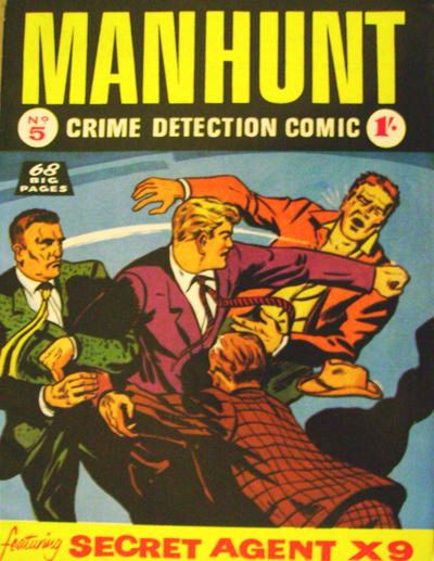 Cover for Manhunt (World Distributors, 1959 series) #5