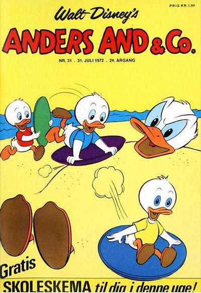 Cover for Anders And & Co. (Egmont, 1949 series) #31/1972