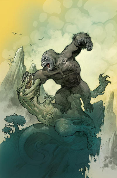Cover for Kong of Skull Island (Boom! Studios, 2016 series) #1 [Retailer Incentive]