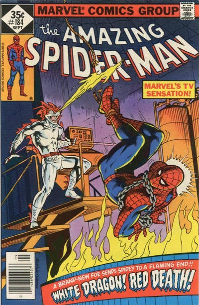 Cover for The Amazing Spider-Man (Marvel, 1963 series) #184 [Whitman]