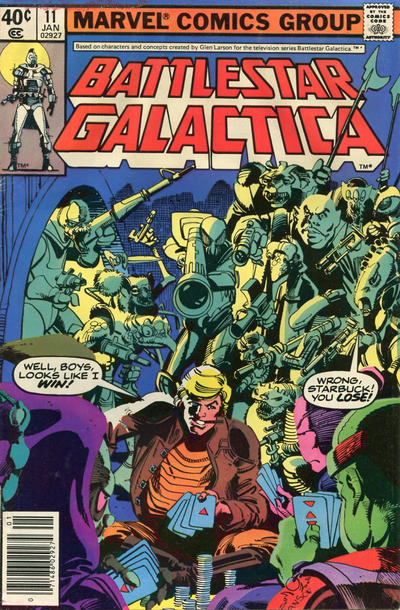 Cover for Battlestar Galactica (Marvel, 1979 series) #11 [Newsstand]