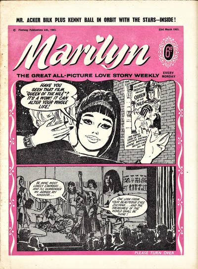 Cover for Marilyn (Amalgamated Press, 1955 series) #23 March 1963