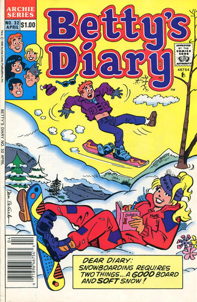 Cover for Betty's Diary (Archie, 1986 series) #32 [Newsstand]