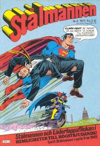 Cover Thumbnail for Stålmannen (Semic, 1976 series) #4/1977