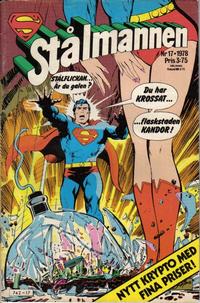 Cover Thumbnail for Stålmannen (Semic, 1976 series) #17/1978