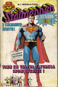 Cover Thumbnail for Stålmannen (Semic, 1976 series) #7/1979