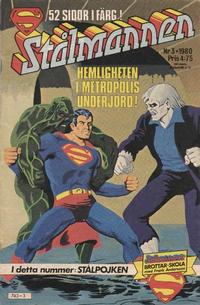 Cover Thumbnail for Stålmannen (Semic, 1976 series) #3/1980