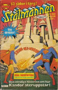 Cover Thumbnail for Stålmannen (Semic, 1976 series) #1/1981