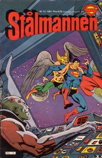 Cover Thumbnail for Stålmannen (Semic, 1976 series) #13/1981