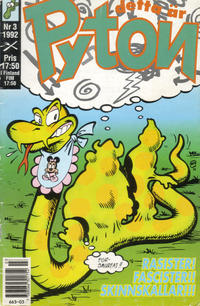 Cover Thumbnail for Pyton (Atlantic Förlags AB, 1990 series) #3/1992