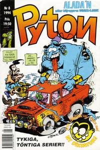 Cover for Pyton (Atlantic Förlags AB, 1990 series) #8/1994
