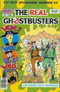 Cover Thumbnail for The Real Ghostbusters (Atlantic Förlags AB, 1988 series) #1/1989