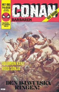 Cover Thumbnail for Conan (Semic, 1984 series) #2/1985