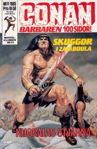 Cover Thumbnail for Conan (Semic, 1984 series) #11/1985