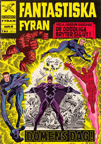 Cover Thumbnail for Fantastiska fyran (Williams Förlags AB, 1967 series) #6