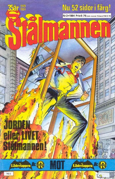 Cover for Stålmannen (Semic, 1984 series) #2/1984