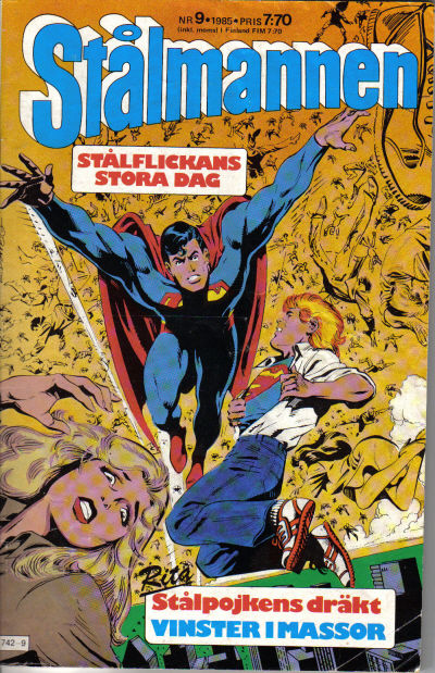Cover for Stålmannen (Semic, 1984 series) #9/1985
