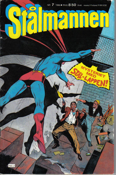 Cover for Stålmannen (Semic, 1984 series) #7/1986