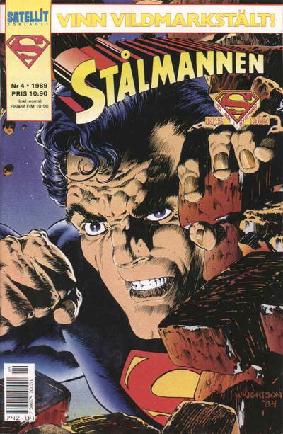 Cover for Stålmannen (SatellitFörlaget, 1988 series) #4/1989