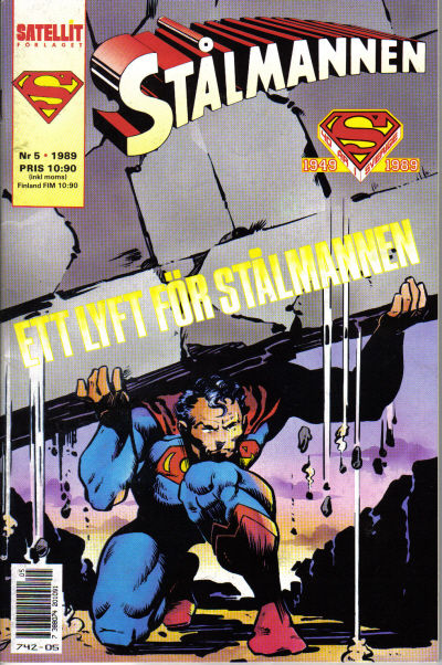 Cover for Stålmannen (SatellitFörlaget, 1988 series) #5/1989