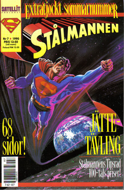 Cover for Stålmannen (SatellitFörlaget, 1988 series) #7/1990