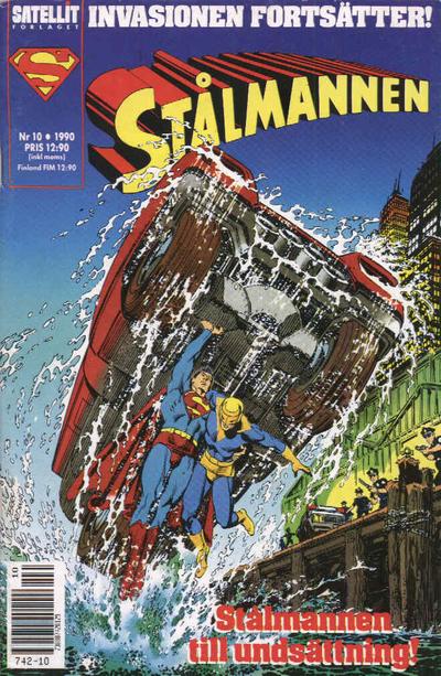 Cover for Stålmannen (SatellitFörlaget, 1988 series) #10/1990