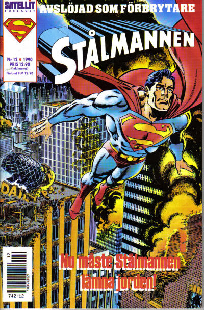 Cover for Stålmannen (SatellitFörlaget, 1988 series) #12/1990