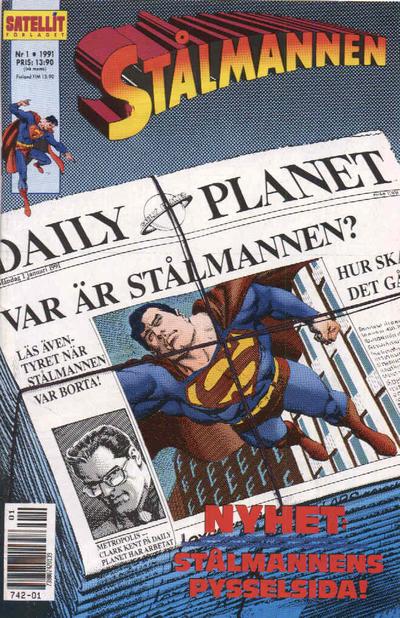 Cover for Stålmannen (SatellitFörlaget, 1988 series) #1/1991