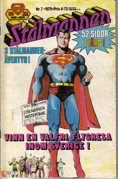 Cover for Stålmannen (Semic, 1976 series) #7/1979