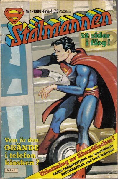Cover for Stålmannen (Semic, 1976 series) #1/1980