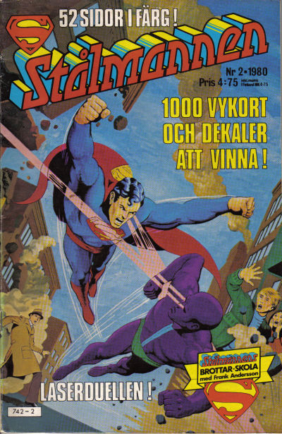 Cover for Stålmannen (Semic, 1976 series) #2/1980
