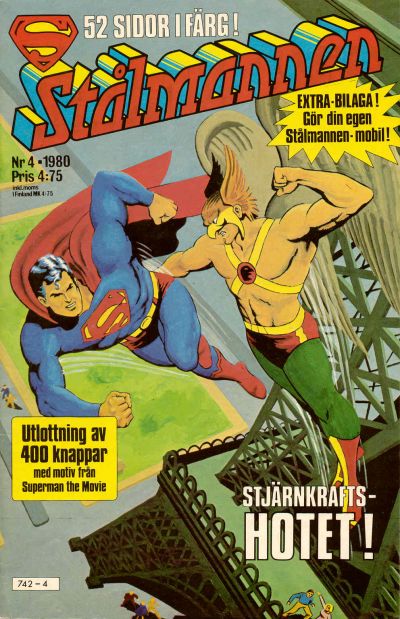 Cover for Stålmannen (Semic, 1976 series) #4/1980