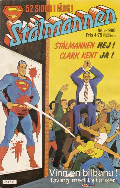 Cover for Stålmannen (Semic, 1976 series) #5/1980