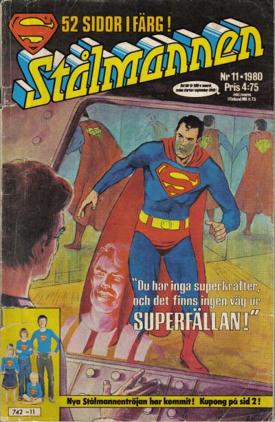 Cover for Stålmannen (Semic, 1976 series) #11/1980