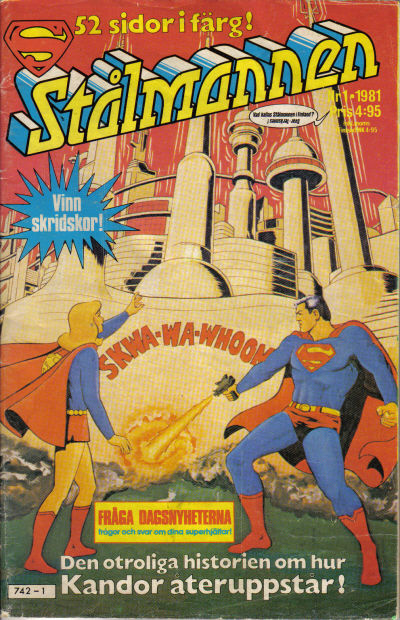 Cover for Stålmannen (Semic, 1976 series) #1/1981