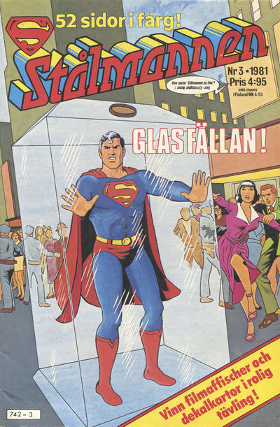 Cover for Stålmannen (Semic, 1976 series) #3/1981