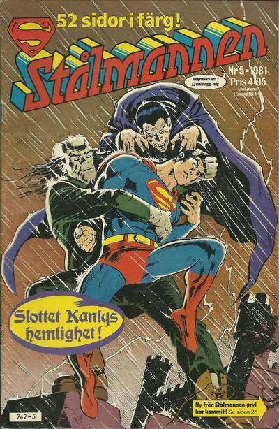 Cover for Stålmannen (Semic, 1976 series) #5/1981