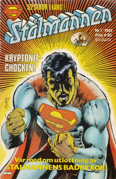 Cover for Stålmannen (Semic, 1976 series) #7/1981